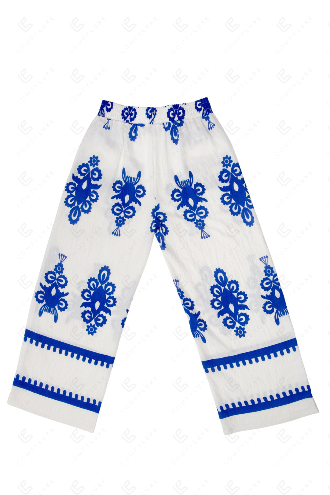 BOHO FLORAL PATTERN PANTS APPAREL