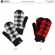 Load image into Gallery viewer, BUFFALO CHECK PATTERN MITTENS GLOVES
