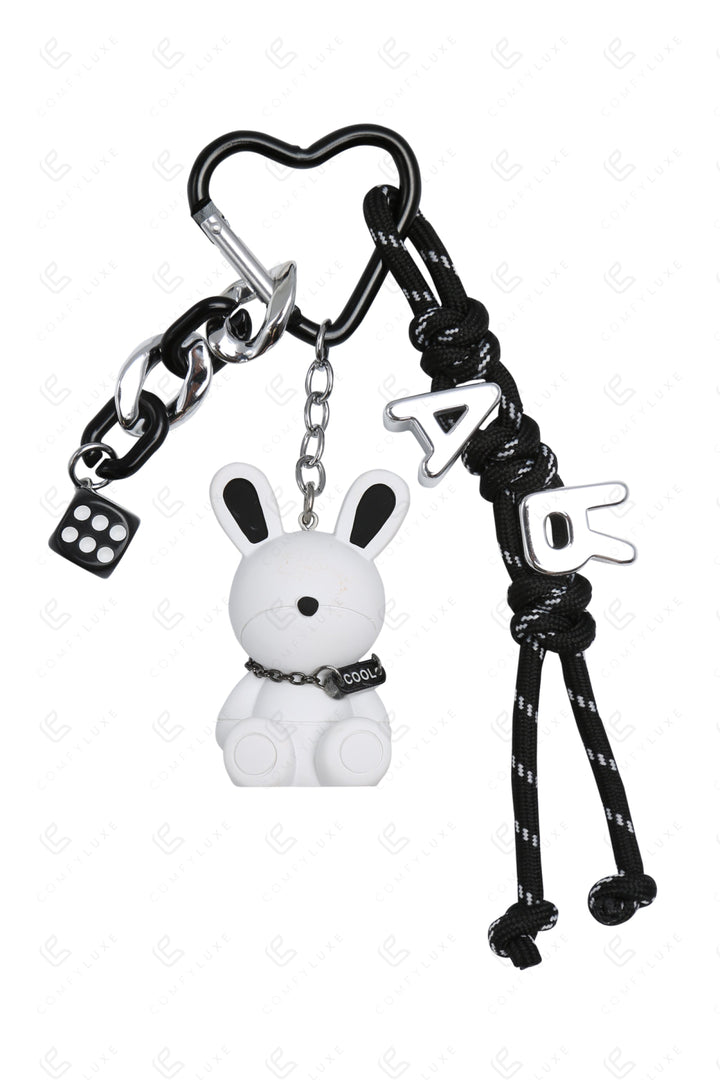 BUNNY &amp; BEAR KEYCHAIN/BAG CHARM KEYCHAINS