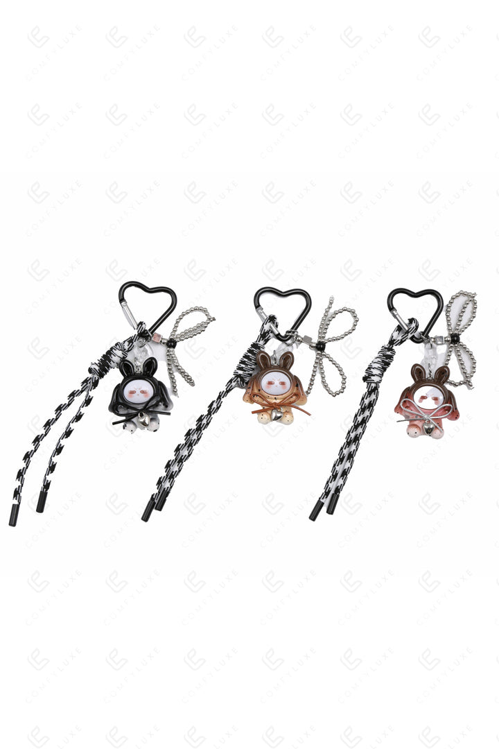 BUNNY KEYCHAIN/BAG CHARM KEYCHAINS