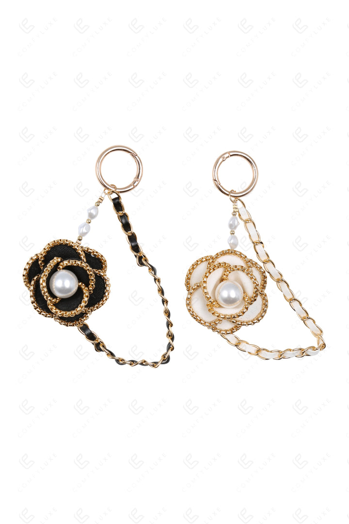 CAMELLIA KEYCHAIN/BAG CHARM KEYCHAINS
