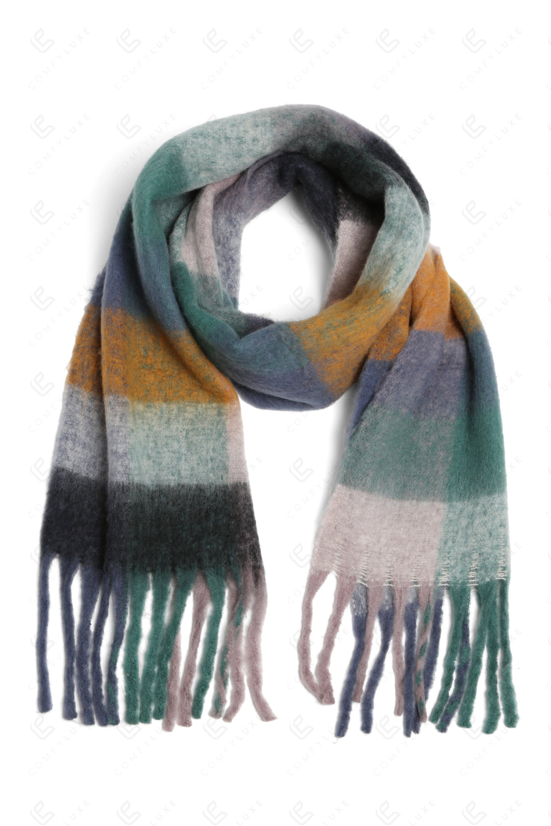 CHECKERED PATTERN SCARF SCARVES