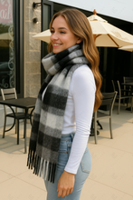 Load image into Gallery viewer, CHECKERED PATTERN SCARF SCARVES
