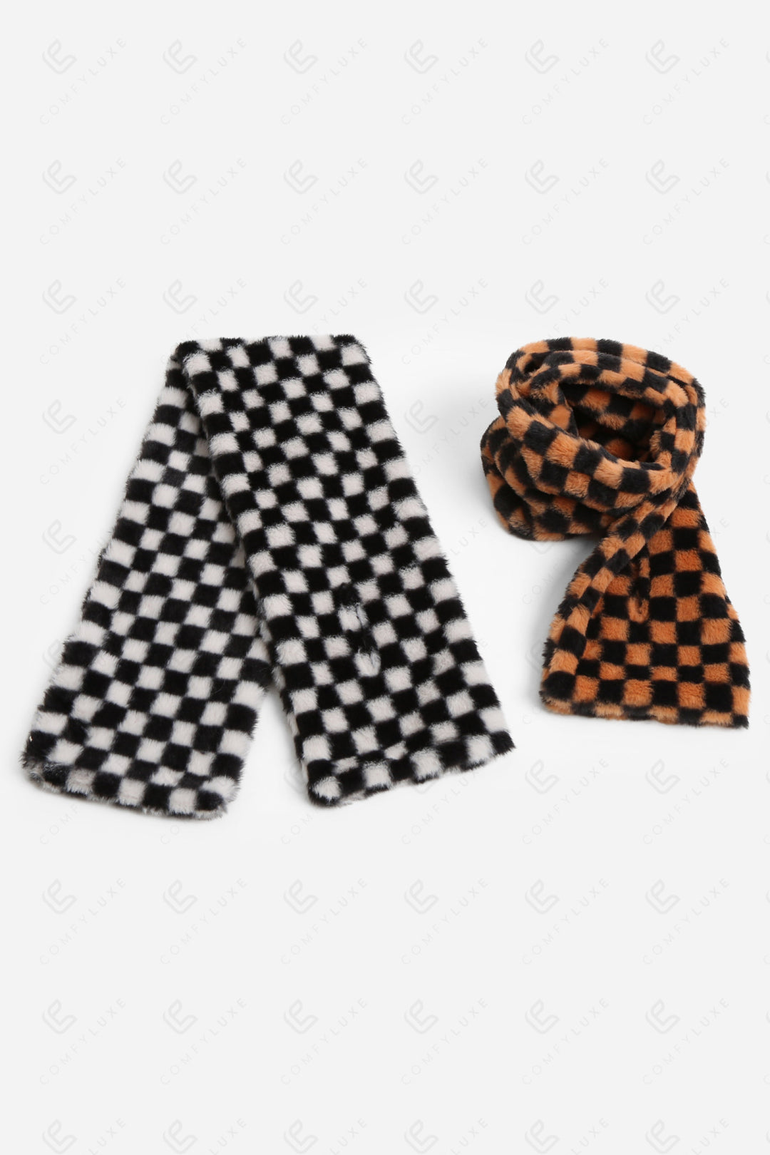 CHECKERED PATTERN SCARF SCARVES