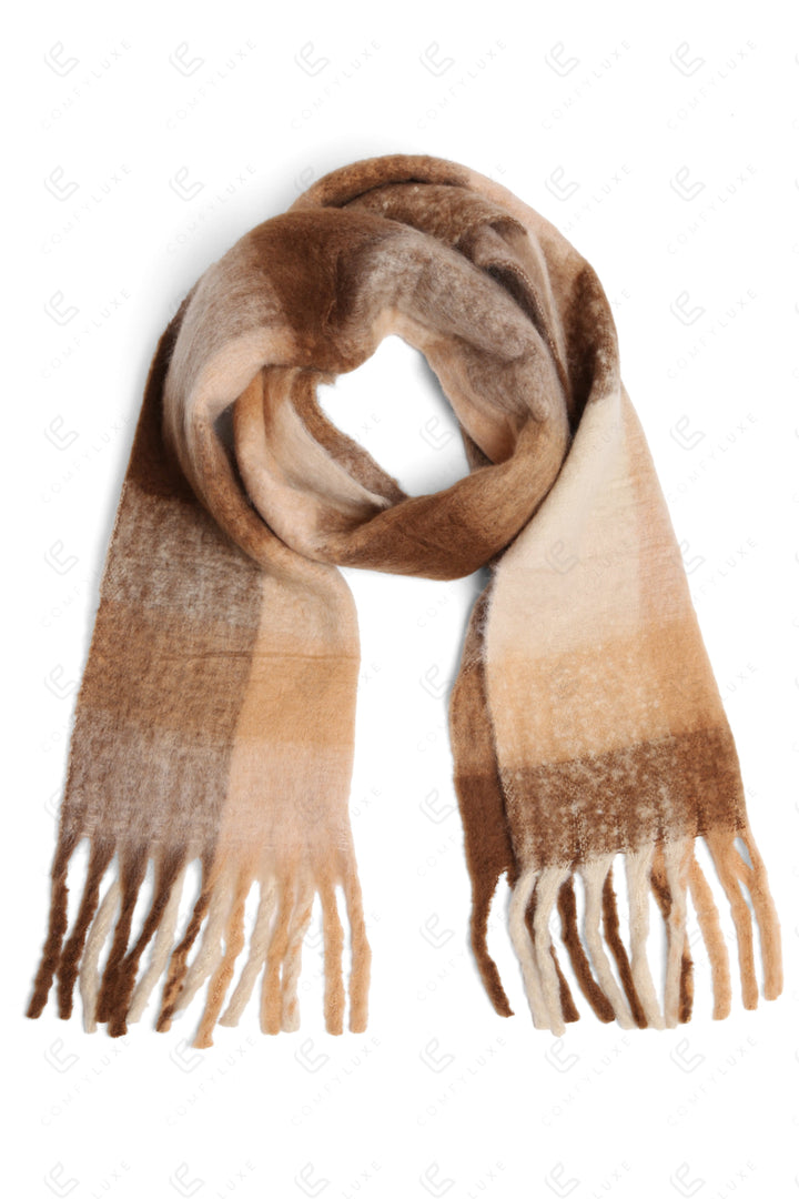CHECKERED PATTERN SCARF SCARVES