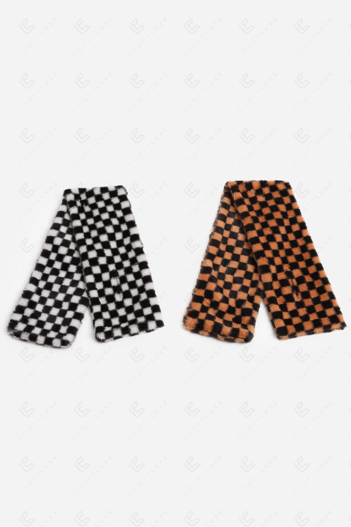 CHECKERED PATTERN SCARF SCARVES