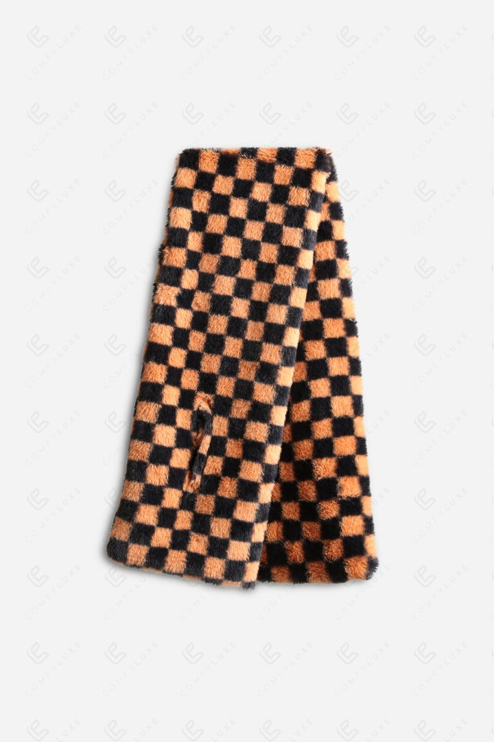 CHECKERED PATTERN SCARF SCARVES