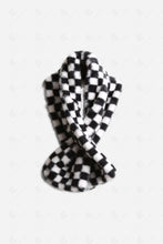 Load image into Gallery viewer, CHECKERED PATTERN SCARF WHITE SCARVES
