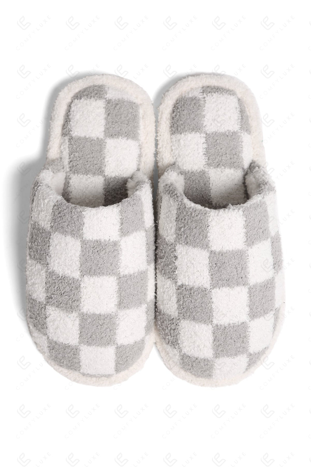 CHECKERED PATTERN SLIPPERS SLIPPERS/SLIDES