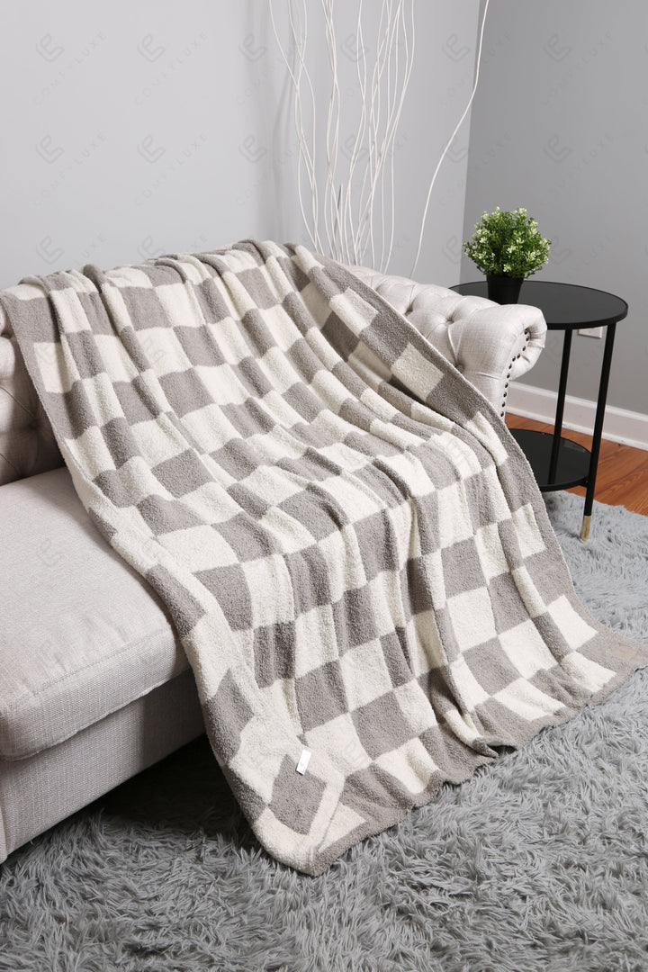 Jcl4316 Gray Throw Blankets