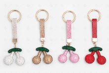 Load image into Gallery viewer, CHERRY KEYCHAIN/BAG CHARM KEYCHAINS
