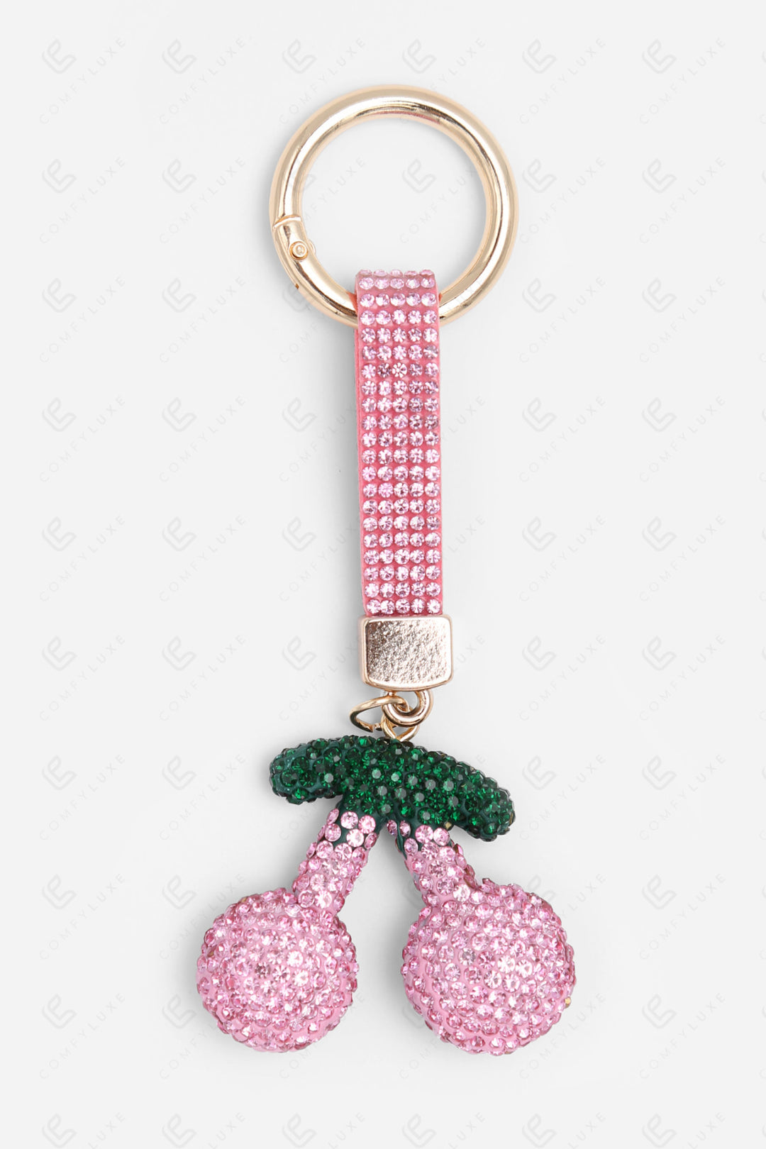 CHERRY KEYCHAIN/BAG CHARM PINK KEYCHAINS