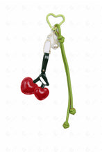 Load image into Gallery viewer, CHERRY KEYCHAIN/BAG CHARM RED KEYCHAINS
