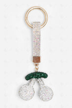 Load image into Gallery viewer, CHERRY KEYCHAIN/BAG CHARM WHITE KEYCHAINS
