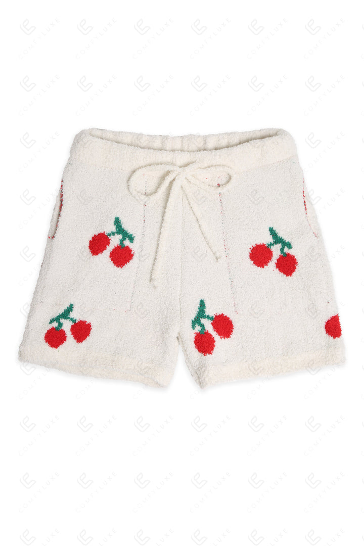 CHERRY PATTERN SHORTS APPAREL