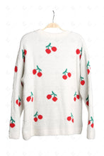 Load image into Gallery viewer, CHERRY PATTERN SWEATER CHERRY APPAREL
