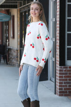 Load image into Gallery viewer, CHERRY PATTERN SWEATER CHERRY APPAREL
