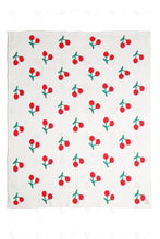 Load image into Gallery viewer, CHERRY PATTERN THROW BLANKET CHERRY THROW BLANKETS
