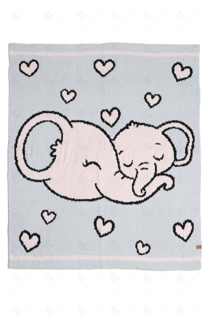 Jcl6032K Elephant Throw Blankets