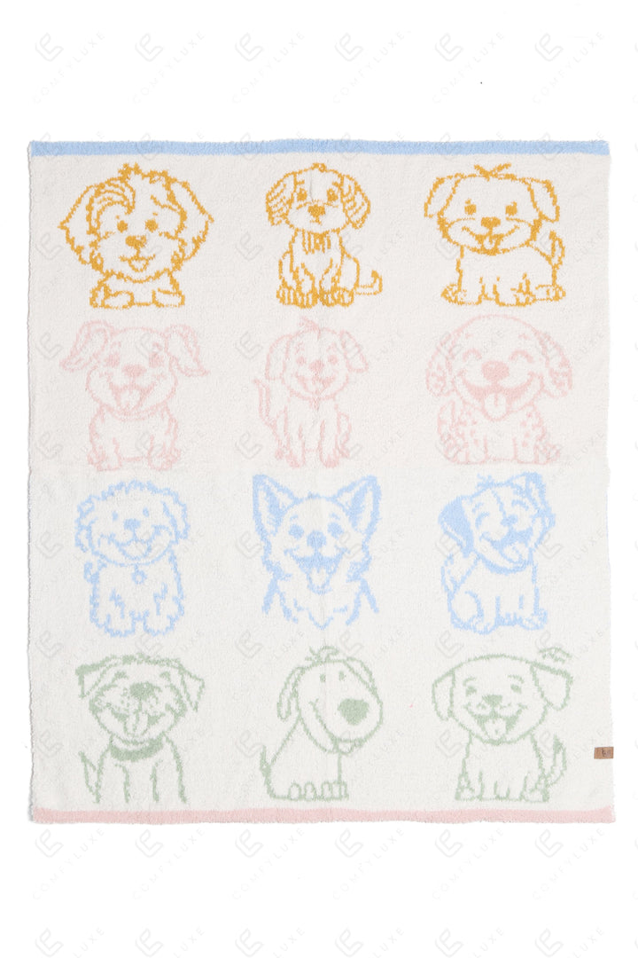 Jcl6038K Puppy Throw Blankets