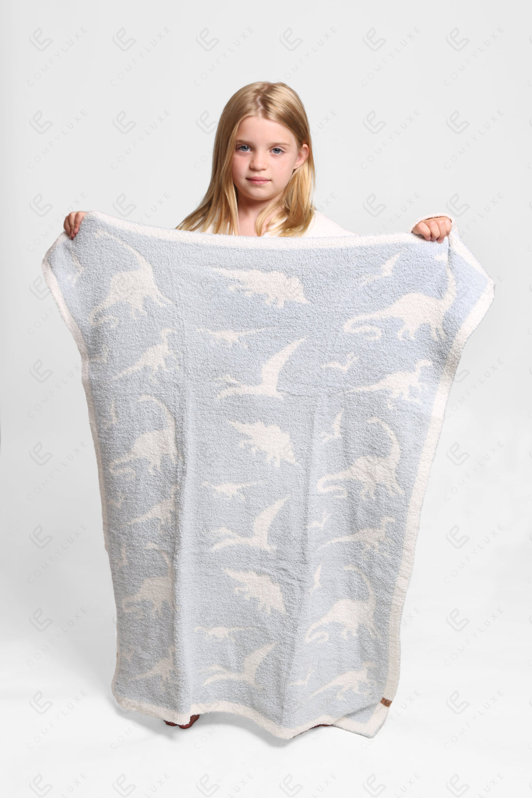 CHILDREN’S PATTERNED THROW BLANKET DINOSAUR THROW BLANKETS