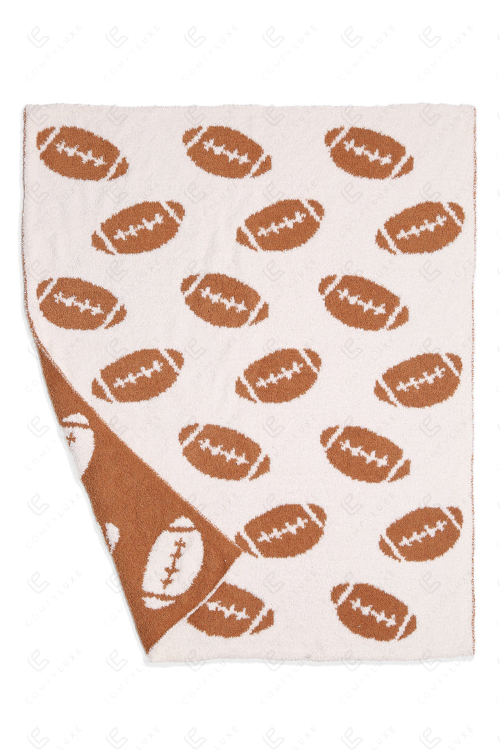 Jcl4321K Football Throw Blankets