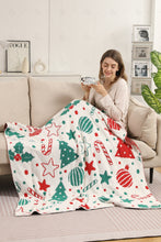 Load image into Gallery viewer, CHRISTMAS PATTERN THROW BLANKET THROW BLANKETS
