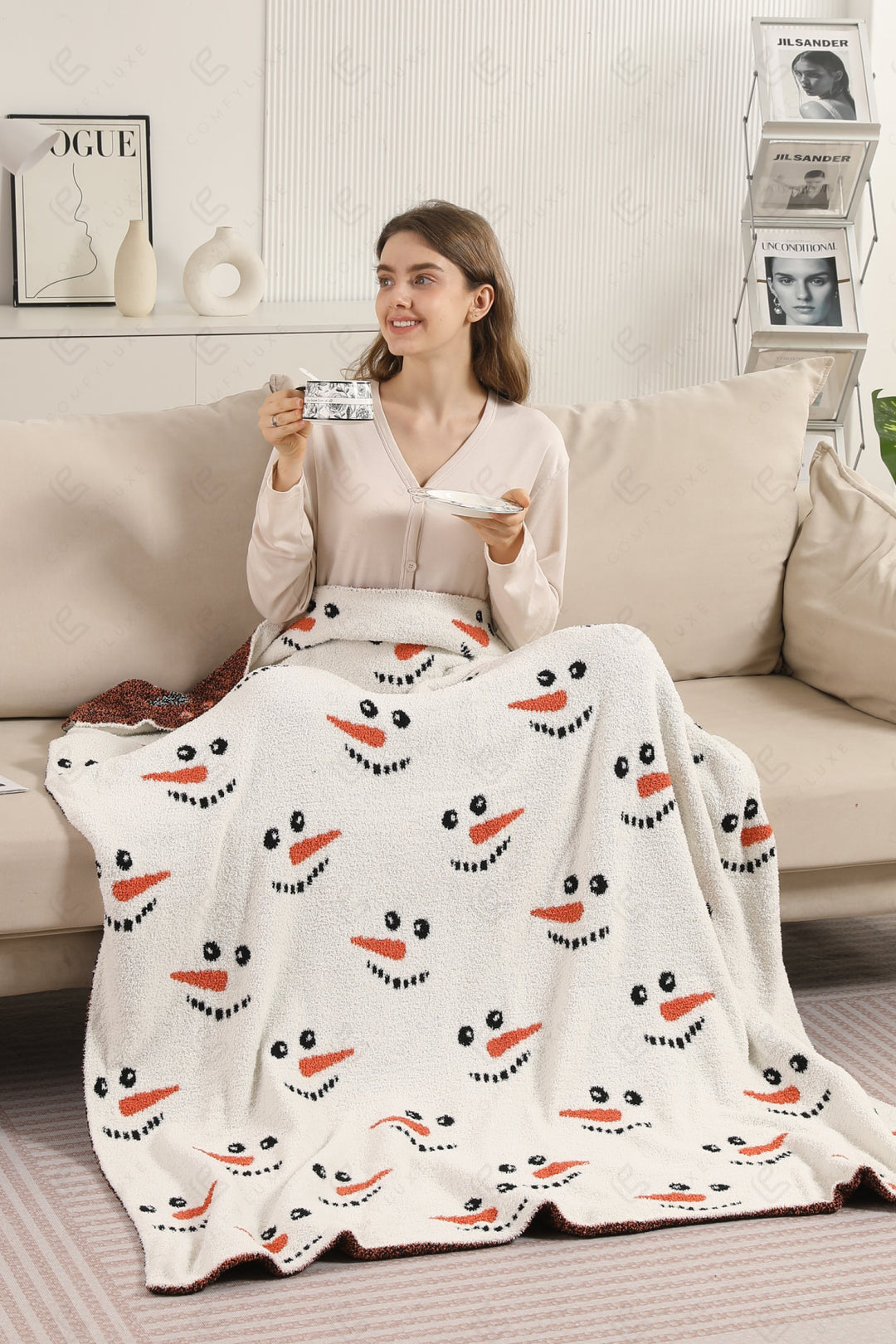 CHRISTMAS PATTERN THROW BLANKET THROW BLANKETS