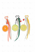 Load image into Gallery viewer, CITRUS &amp; STRAWBERRY KEYCHAIN/BAG CHARM KEYCHAINS
