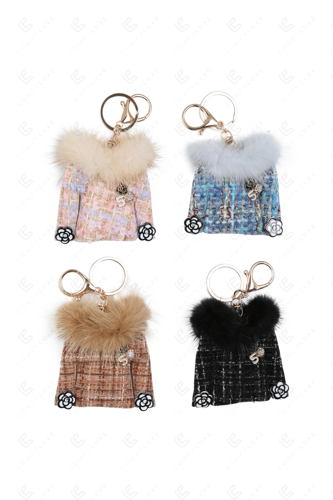 COAT KEYCHAIN/BAG CHARM KEYCHAINS