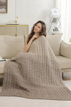 Load image into Gallery viewer, Jcl6024 Beige Throw Blankets
