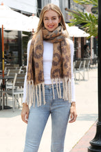 Load image into Gallery viewer, COLOR-GRADIENT LEOPARD PATTERN SCARF CAMEL SCARVES

