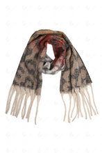 Load image into Gallery viewer, COLOR-GRADIENT LEOPARD PATTERN SCARF SCARVES
