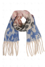Load image into Gallery viewer, COLOR-GRADIENT LEOPARD PATTERN SCARF SCARVES
