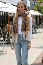 Load image into Gallery viewer, COLOR-GRADIENT LEOPARD PATTERN SCARF SCARVES
