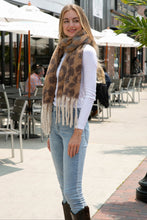 Load image into Gallery viewer, COLOR-GRADIENT LEOPARD PATTERN SCARF SCARVES
