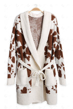 Load image into Gallery viewer, COW PATTERN ROBE COFFEE APPAREL
