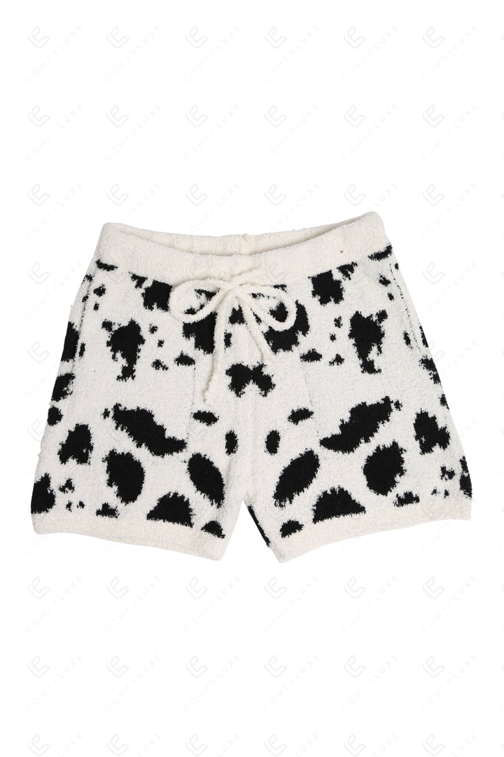 COW PATTERN SHORTS APPAREL