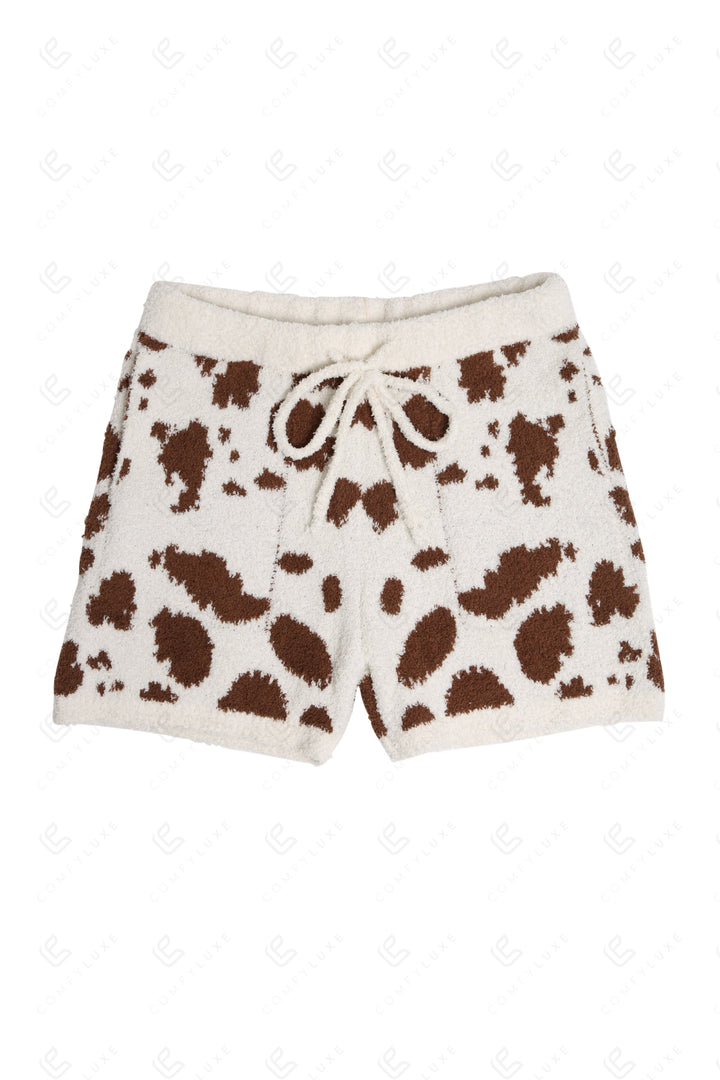 COW PATTERN SHORTS APPAREL