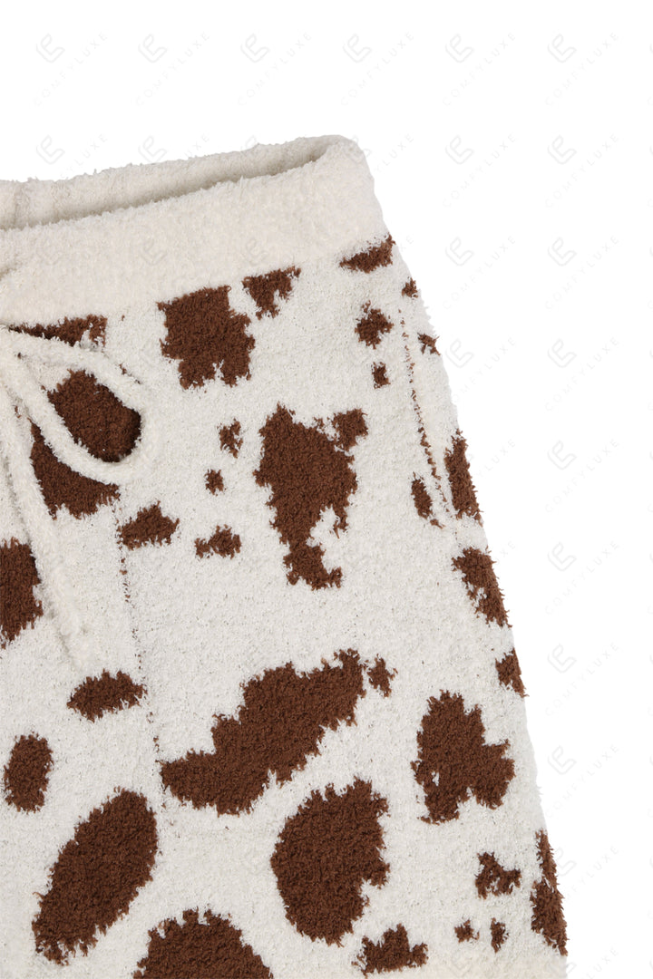 COW PATTERN SHORTS APPAREL