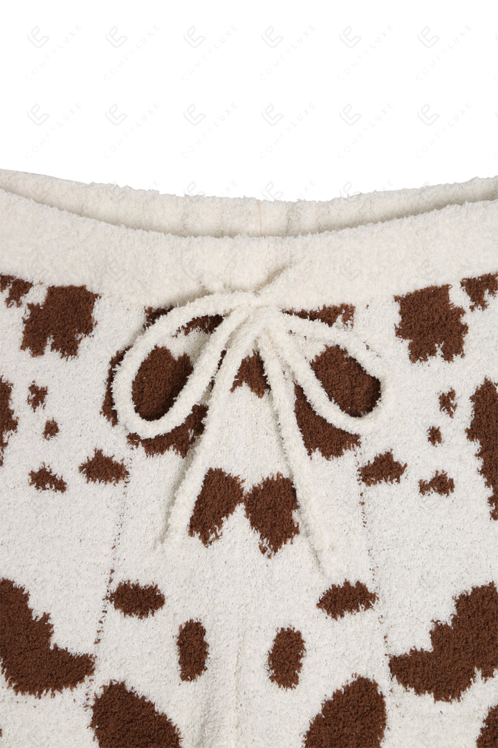 COW PATTERN SHORTS APPAREL