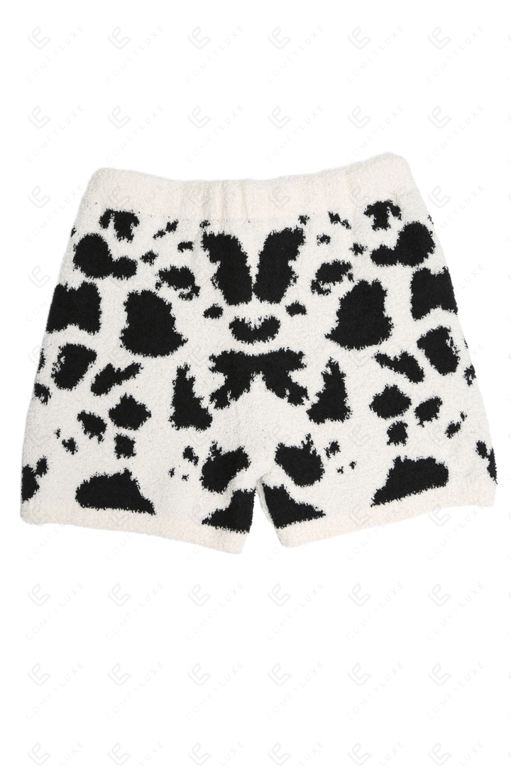 COW PATTERN SHORTS APPAREL