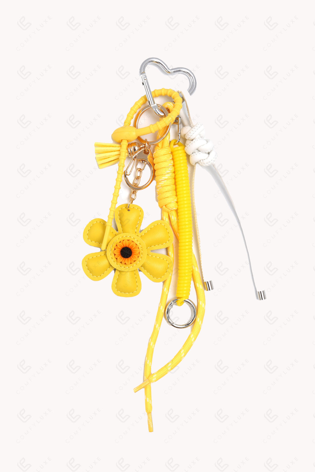 DAISY KEYCHAIN/BAG CHARM YELLOW KEYCHAINS