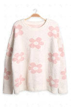 Load image into Gallery viewer, DAISY PATTERN SWEATER WHITE APPAREL
