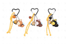 Load image into Gallery viewer, DOGGY BEE KEYCHAIN/BAG CHARM KEYCHAINS
