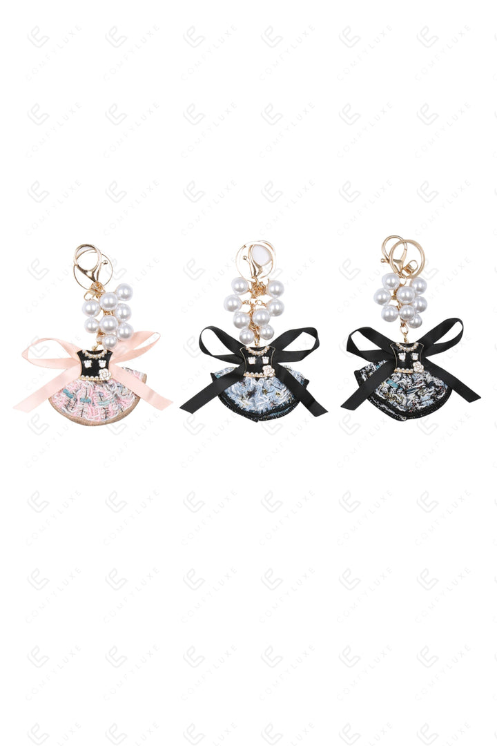 DRESS KEYCHAIN/BAG CHARM KEYCHAINS