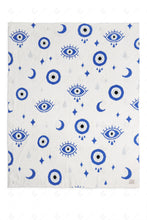 Load image into Gallery viewer, EVIL EYE PATTERN THROW BLANKET EVILEYE THROW BLANKETS

