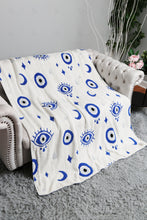 Load image into Gallery viewer, EVIL EYE PATTERN THROW BLANKET EVILEYE THROW BLANKETS
