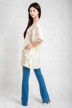 Load image into Gallery viewer, FLORAL &amp; PAISLEY PATTERN COVER-UP PONCHO APPAREL
