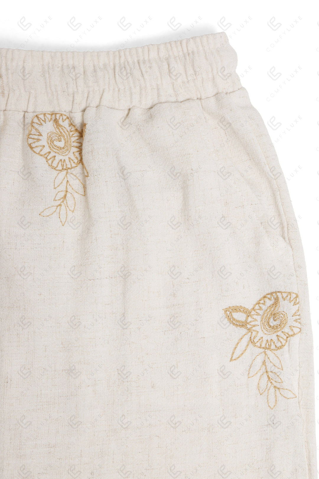 FLORAL &amp; PAISLEY PATTERN PANTS APPAREL